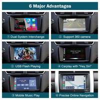 Road Top CarPlay sans fil pour Ford Flex Taurus avec interface automatique Android Mirror Link AirPlay Car Play prend en charge la caméra de recul