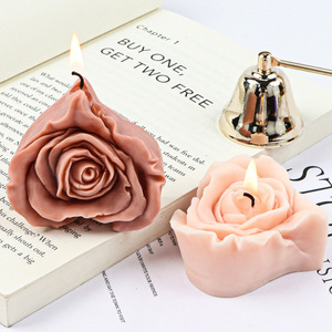 Moule à bougie en silicone 3D écologique en gros pour la Saint-Valentin et les mariages, forme géométrique - Product Image 4