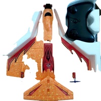Mini avion RC EPP Mini X320 320 mm d'envergure, prêt à voler (RTF), 2,4 GHz, GYRO, J11 Park Plane avec télécommande, LED et batterie
