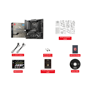 เมนบอร์ด MSI B560M MORTAR DDR4 รองรับโปรเซสเซอร์ Intel รุ่นที่ 10/11 เหมาะสำหรับ Core I7 I5 LGA1200 เมนบอร์ดพีซีแบบ M-ATX รุ่น MSI B560M G - Product Image 6