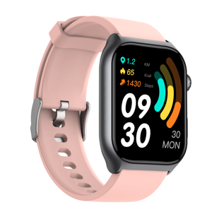 Montre connectée sportive Starmax GTS7 Pro, grand écran TFT, boîtier métallique, forme carrée, répond aux appels, étanche IP68, bracelet en silicone - Product Image 5