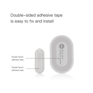 ZigBee Wireless a casa sensore di sicurezza per porte e finestre allarme magnetico con funzione di notifica remota