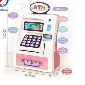 Plástico Educativo Atm Bank Juguete Regalo Música Hucha Electrónica <span class=keywords><strong>Mini</strong></span> Atm para Niños Bebé Juguete - Product Image 4