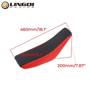 LINGQI <span class=keywords><strong>Selle</strong></span> de moto en mousse pour <span class=keywords><strong>50cc</strong></span> 70cc 110cc 125cc CRF50 XR50 Dirt Pit Bike - Product Image 2