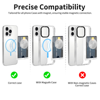 Nouveau Portefeuille Magnétique pour Téléphone Portable avec Support Réglable pour Coque de Téléphone Motif Personnalisé Mignon pour iPhone 17 16 15 14