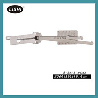 Lishi 2 en 1 Lock Pick LISHI HU64 2 en 1 Auto Pick y decodificador para Benz