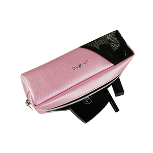 กระเป๋าเครื่องสำอางหนัง PU สีชมพูแบบสั่งทำพิเศษสำหรับใส่ของขวัญน้ำหอม กระเป๋าเครื่องสำอางสำหรับผู้หญิง กระเป๋าใส่เครื่องสำอาง กระเป๋าจัดระเบียบเครื่องสำอาง - Product Image 2