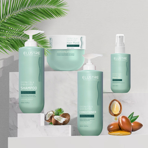 Private Label congedo biologico in trattamento idratante senza parabeni olio per capelli di cocco per la cura dei capelli di Routine - Product Image 1