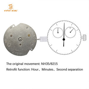 Mouvement mécanique automatique personnalisé avec séparation des heures et des secondes, NH35 modifié pour la personnalisation de montres de luxe, fabricants - Product Image 2