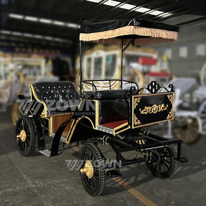 Calèche royale électrique personnalisée à cheval pour les mariages et les visites touristiques 4 roues Vente du fabricant - Product Image 2
