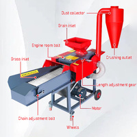 Meilleures ventes : Hachoir automatique à moteur électrique de 4,8 tonnes/h pour la paille, les herbes, les céréales, les matériaux humides/séchés, concasseur pour l'élevage de bovins et de moutons