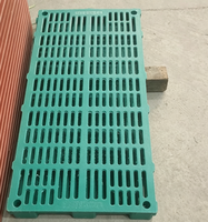 Plancher à lattes en plastique sur mesure pour ferme d'élevage, anti-dérapant, facile à nettoyer, pour l'évacuation du fumier de chèvres et de moutons