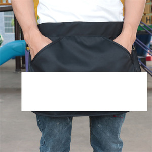 Multi Functional Waist Bag With <b>Adjustable</b> <b>Strap</b> Black Canvas Outdoor Sports Unisex Fitness Belt - Product Image 3