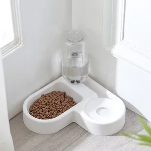 豪华宠物碗可定制猫碗狗碗减少翻转湿moout自动宠物饮水器