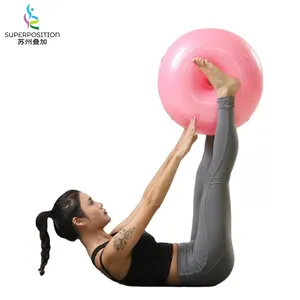 Bunte benutzer definierte Logo Übung gedruckt Studio Gym Fitness Training Yoga Balance Ball