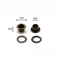 Vente Flash 4 #   Œillet métallique en laiton de 8 mm pour sacs, vestes et vêtements