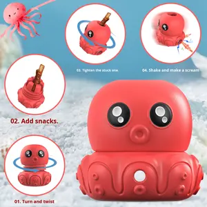 Sınır ötesi karikatür kauçuk çevre dostu gıcırtılı 290g çığlık ahtapot köpek çiğnemek oyuncak gıda gizleme tedavi dağıtım yavru diş çıkarma - Product Image 3