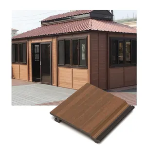 Waterproof Easy maintenance installation environmental friendly exterior UV rain corrosion weather resistance wpc wall panel