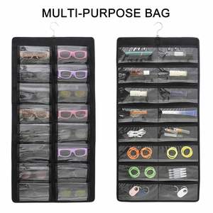 Wall Mounted Dust Proof Eyeglasses Holder Sunglasses Organizer <b>Storage</b> Hanging <b>Box</b> - Product Image 4