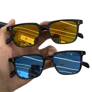 Gafas de sol de lujo con protección UV, montura cuadrada, diseño moderno y con personalidad, unisex, para viajes. - Product Image 2