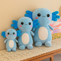Poupées Axolotl 30cm colorées rose orange tritons jouets en peluche salamandre animal en peluche jouet dinosaure coussin pour enfants