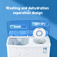 Exportation transfrontalière, lave-linge semi-automatique à chargement par le haut, à deux cuves, 10 kg/15 kg, niveau d'efficacité énergétique 1, entièrement en anglais, 220 V 50 Hz