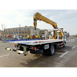 Yeni Isuzu 8 Ton Flatbed çekme kamyon 190HP manuel şanzıman yol kurtarma kurtarma dizel yakıt iç<span class=keywords><strong>in</strong></span> 360 derece tamirci Rotator - Product Image 6