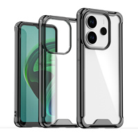 Acrylique haute transparence 2 en 1 étuis de téléphone housse de protection résistante aux chutes et antichoc pour Redmi Note 14