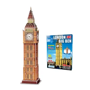 Blocs de construction 3D, gt jouets du monde entier, grande tour d'horloge Ben, pour enfants