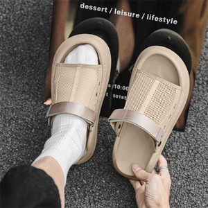 026 Summer New <b>Men</b> One-<b>Strap</b> Slippers Trendy Casual Sporty Open Toe Outdoor Beach Shoes - Product Image 4