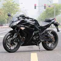 Motocicleta de Carreras de Alta Potencia de 400 cc y Dos Cilindros, Moto Deportiva Resistente Fabricada en China con una Velocidad Máxima de 180 km/h para Entusiastas