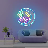Lampes signalétiques personnalisées multicolores avec télécommande, montables au mur, pour cadeaux de bébé, fêtes à domicile, événements d'entreprises et décoration automobile
