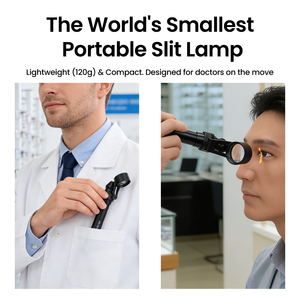 Aist Optics Handheld Slit Lamp <b>Microscope</b> Handheld LED Slit Lamp S-150 Available For Infants/Pets - Product Image 3