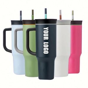 Offre Spéciale – Tasse à Café Personnalisée en Acier Inoxydable 304, Tasse Isotherme Sous Vide, Cadeau d'Événement, Tasse Imprimée avec Couvercle et Paille, avec Logo Personnalisé - Product Image 1