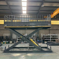 1100kg 6m Hubhöhe CE Hydraulische Feste Scherenhebebühne Stationäre Scherenhebebühne für Kleinlager-Güterhandling-Lösungen