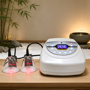 Appareil de massage à vide à pression négative à commande numérique, mode d'aspiration intermitente, instrument de beauté pour salon de relaxation corporelle - Product Image 1