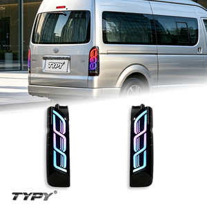 ชุดไฟท้าย TYPY สำหรับรถตู้ไฮเอซ 300 ซีรีส์ ปี 2019-2025; ไฟวิ่งกลางวันแบบ LED RGB สไตล์ไฮเอซ และไฟเลี้ยว - Product Image 1