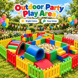 Equipo de Juego Modular Comercial Colorido para Interiores, Piscina de Pelotas, Tobogán y Set de Escalada para Alquiler en Fiestas Interiores y Exteriores - Product Image 1