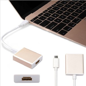 อะแดปเตอร์ประเภทซีเป็น HDMI อลูมิเนียมอัลลอยด์สำหรับแล็ปท็อปเอาต์พุตวิดีโอความเร็วสูง - Product Image 4
