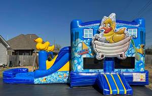 Rubber Duckie Bounce House Combo with Wet and Dry <strong>Slide</strong> - Product Image 4