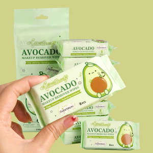 Toallitas Desmaquillantes de Aguacate Verdes Eficaces al por Mayor, Toallitas Húmedas Desmaquillantes para la Limpieza Facial de <span class=keywords><strong>Chicas</strong></span> - Product Image 3