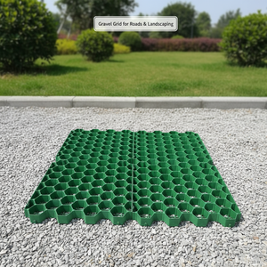 Meilleur prix pour grille de pavage en gravier emboîtable avec dimensions personnalisées 500*500, hauteur 40-60 mm, durable plus de 30 ans - Product Image 1
