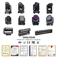 MGO Lighting Vente en gros de projecteurs COB LED 400W, 4 x 100W, lumière blanche chaude et blanche froide, pour scène, concert, théâtre