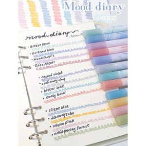 Collection Of Objects Highlighter Pen HP7259 12 Colors Water Based Ink For Eye Care Writing - Product Image 2