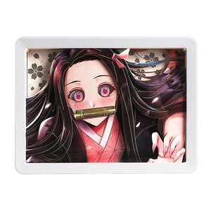 Envío Directo, Lámpara de Anime Personalizada, Caja de Luz de Anime, Regalo, <span class=keywords><strong>Demon</strong></span> <span class=keywords><strong>Slayer</strong></span>, One Piece, <span class=keywords><strong>Manga</strong></span> Japonés, Lámpara Nocturna USB 3D, Artículos de Regalo - Product Image 2