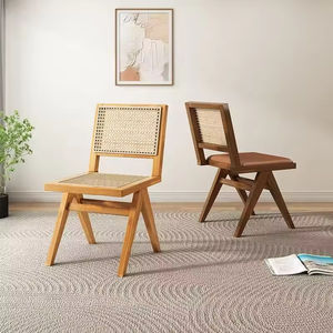 JP haut <span class=keywords><strong>de</strong></span> gamme en caoutchouc bois jambes rotin siège chaise <span class=keywords><strong>de</strong></span> loisirs Vintage bois Accent café canne rotin chaise <span class=keywords><strong>de</strong></span> salle à manger - Product Image 2