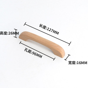 Tự Nhiên Màu Trắng Màu Hồng Màu Xanh Đầy Màu Sắc Thân Thiện Với Môi Bằng Gỗ Ngăn Kéo Kéo Xử Lý Cho Trẻ em' Vườn Ươm Và Đồ Nội Thất Nhà Bếp Tủ Tủ Quần Áo - Product Image 3