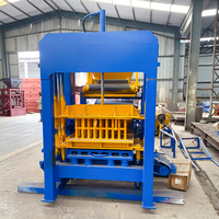 Machine à QT4-15 Fabricant De blocs De Palette De ciment Machine de fabrication de blocs creux Machine de fabrication de briques en béton multifonctionnelle