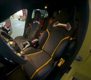 Siège baquet en fibre de carbone pour Mercedes AMG A45S CLA45S, siège de course, pièces de véhicule haute performance - Product Image 4