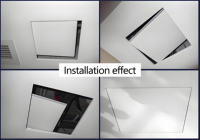 Trappe d'inspection moderne en aluminium – Durable, réglable, installation facile pour les environnements extérieurs, sous-sols, salons et ateliers